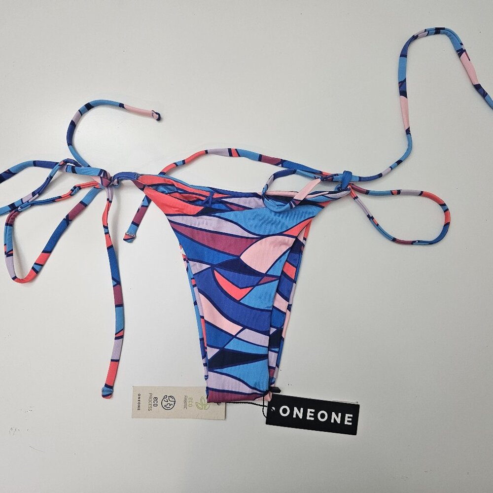 270. ONEONE eco fabric bikini bottom. NWT